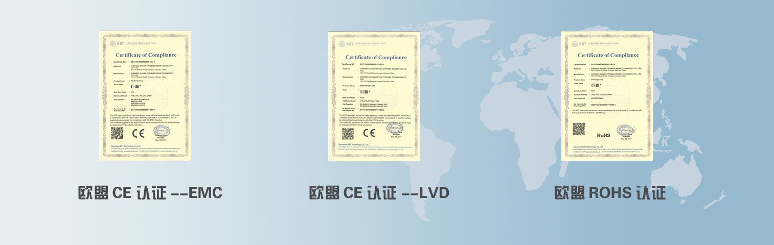CE & ROHS认证